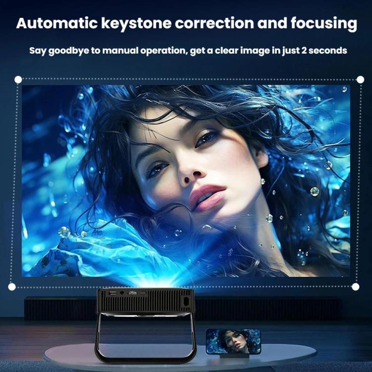 R6 Portable Ultra-Thin Projector HD 1080P Auto-Focus Mini Home Projector UK Plug - Image 9