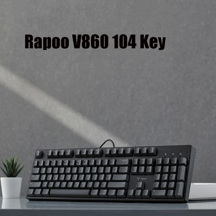Rapoo V860 Desktop Wired Gaming Mechanical Keyboard, Specifications:104 Keys(Tea Shaft) - Image 3