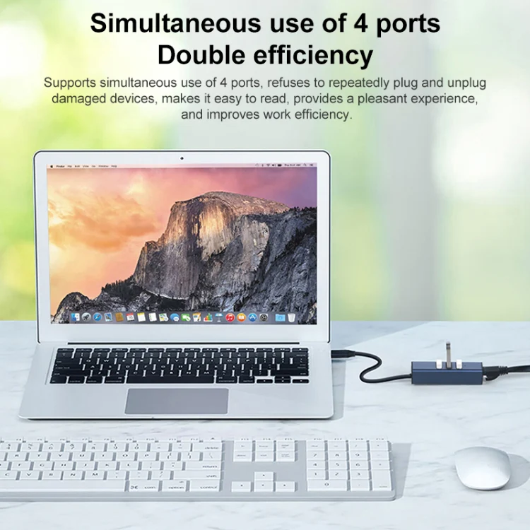 RDS 6307-4 USB-C / Type-C to USB3.0 + Triple USB2.0 4 in 1 HUB Adapter - Image 5