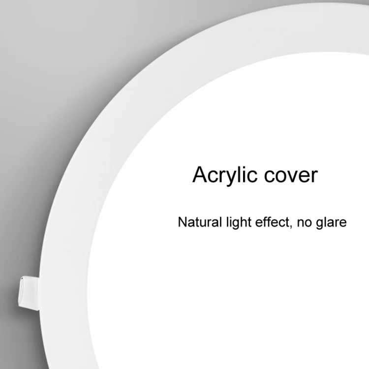 Recessed Concealed Ceiling Downlight Household Wide Voltage Thin Tube Panel Light, Model: 15W Square Opening 175mm(6000K White Light) - Image 5