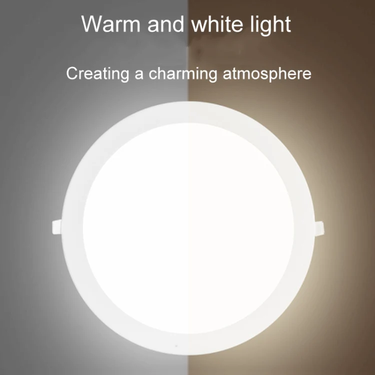 Recessed Concealed Ceiling Downlight Household Wide Voltage Thin Tube Panel Light, Model: 18W Square Opening  205mm(3000K Warm Light) - Image 6