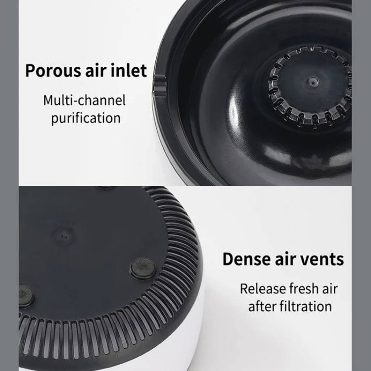 Rechargeable Ashtray Air Purifier Car Smoking Tank To Remove Smoke Odor(Gray) - Image 15