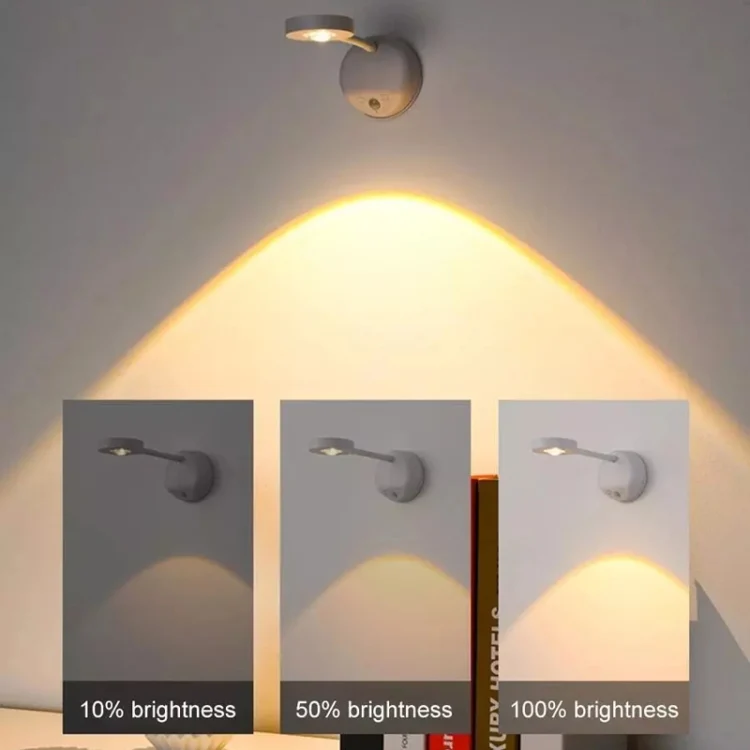 Rechargeable LED Motion Sensor Wireless Spotlight With Remote Control 2000mAH White - Image 7