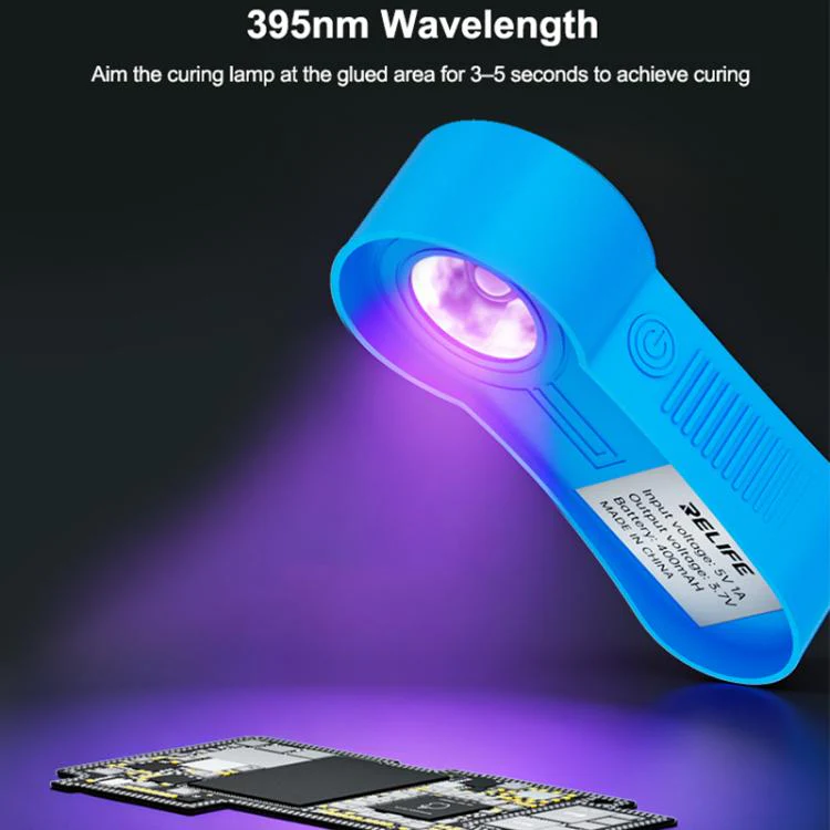 RELIFE RL-014F Rechargeable 395nm Dual LEDs Band Mini UV Curing Lamp - Image 9