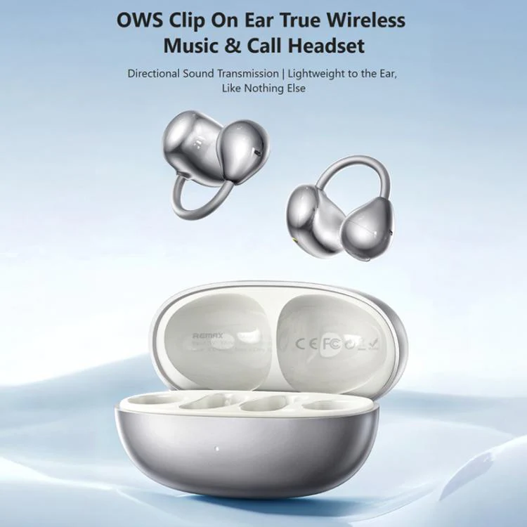 REMAX OWS-19 Clip-on True Wireless Music and Call Bluetooth Earphones(Black) - Image 4