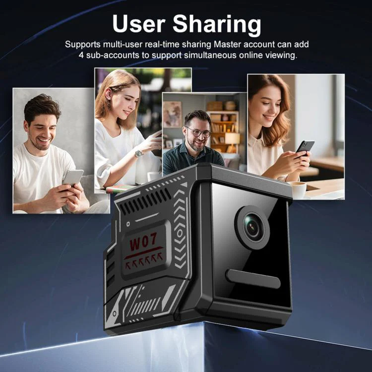 Remote Monitoring 2MP WiFi HD Night Vision Wireless Multi-Functional Camera(Black) - Image 8