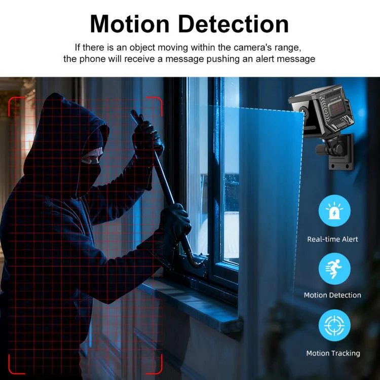 Remote Monitoring 2MP WiFi HD Night Vision Wireless Multi-Functional Camera(White) - Image 7