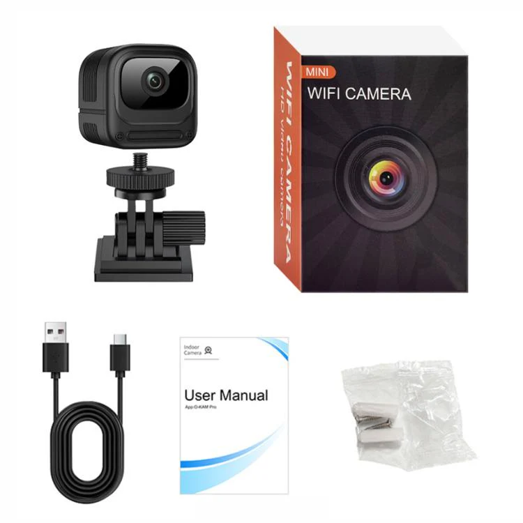 Remote Monitoring Smart Alarm Infrared Night Vision WiFi Camera With Spiral Mount Bracket(W08) - Image 12
