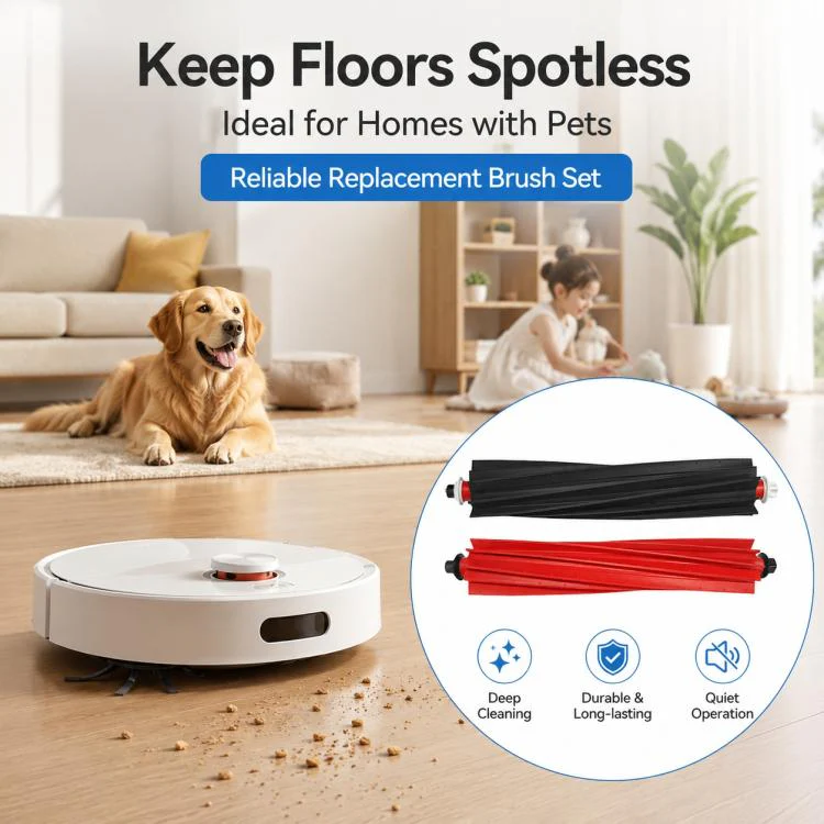 Replacement Accessories for Roborock G20S Self-Cleaning Robot Vacuum Mop, Specification:Dual Main Roller Brush - Image 6