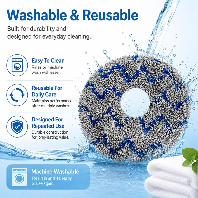 Replacement Accessories for Roborock G20S Ultra / P20 Pro Robot Vacuum Cleaner, Specification:Blue Strip Mop Pad - Image 6