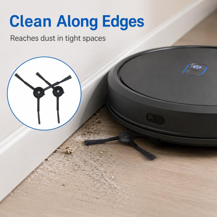 Replacement Accessories for Roborock P10 / P10 Pro Robot Vacuum Cleaner, Specification:Two Black Side Brush - Image 7
