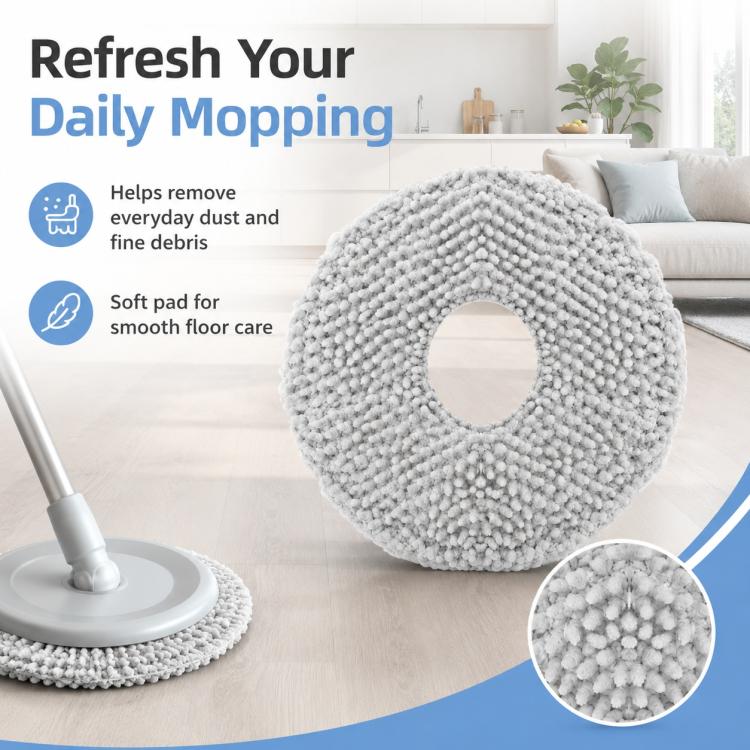 Replacement Accessories for Roborock P10S Pro / P10S Pro+ / V20 Robot Vacuum Cleaner, Specification:Fine Mop Pad - Image 8