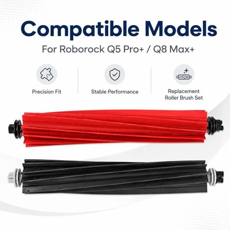 Replacement Accessories for Roborock Q5 Pro / Q5 Pro+ / Q8 Max / Q8 Max+ Robot Vacuum Cleaner, Specification:Dual Main Roller Brush - Image 2