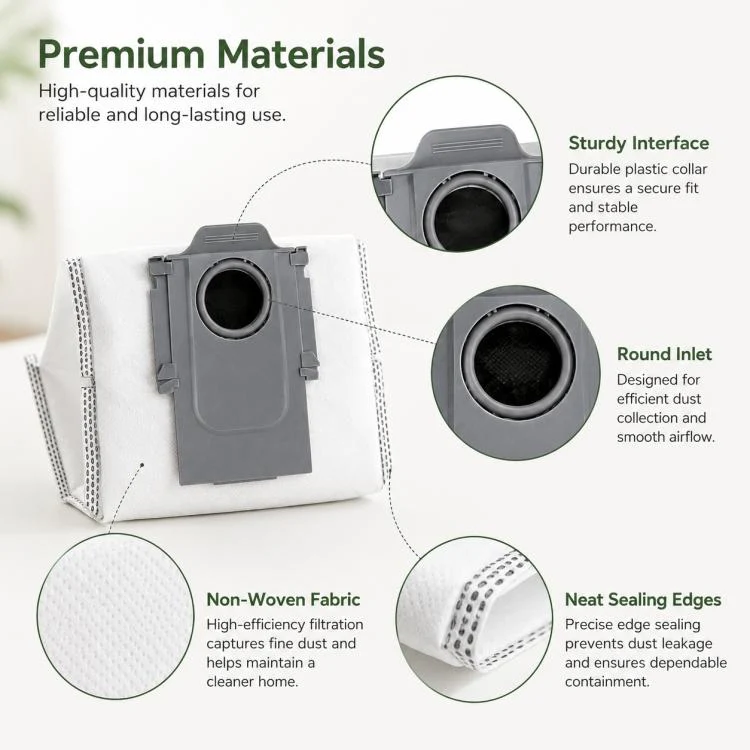 Replacement Accessories for Roborock Q5 Robot Vacuum Cleaner, Specification:Activated Carbon Dust Bag - Image 4