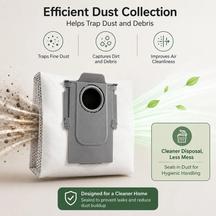 Replacement Accessories for Roborock Q5 Robot Vacuum Cleaner, Specification:Activated Carbon Dust Bag - Image 5