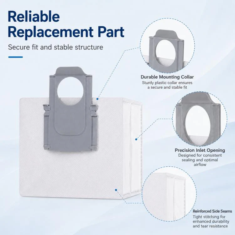 Replacement Accessories for Roborock Q7 Max+ / T8 Plus Robot Vacuum Cleaner, Specification:Dust Bag - Image 5