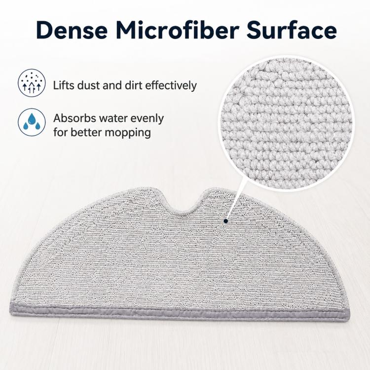 Replacement Accessories for Roborock Q7 Max+ / T8 Plus Robot Vacuum Cleaner, Specification:Mop Pad - Image 3