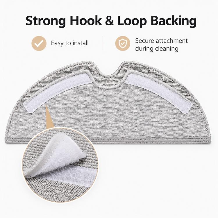 Replacement Accessories for Roborock Q7 Max+ / T8 Plus Robot Vacuum Cleaner, Specification:Mop Pad - Image 4