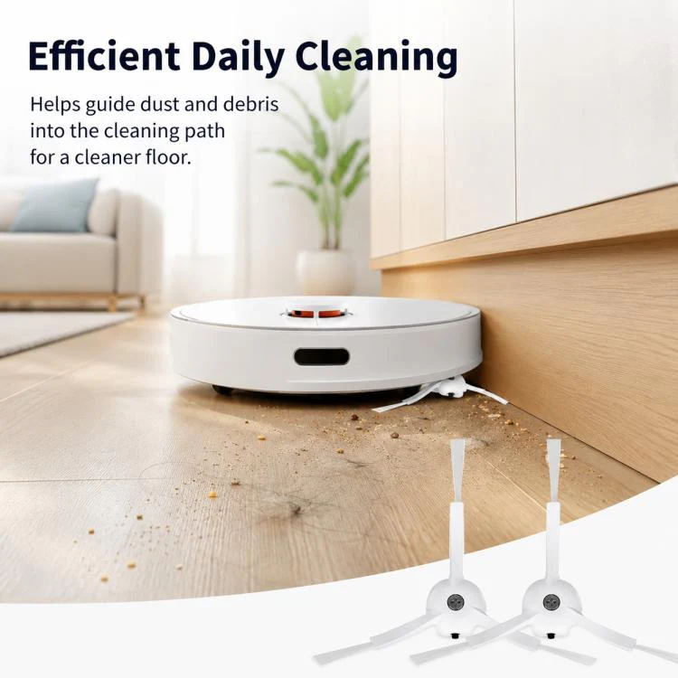 Replacement Accessories for Roborock Q7 Max+ / T8 Plus Robot Vacuum Cleaner, Specification:Two White Side Brush - Image 8