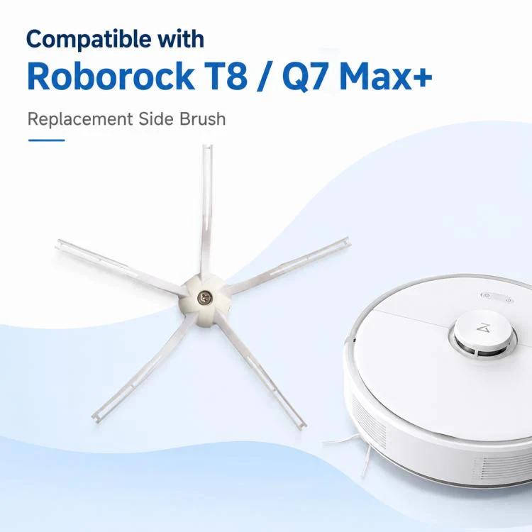 Replacement Accessories for Roborock Q7 Max+ / T8 Plus Robot Vacuum Cleaner, Specification:White Five Arm Side Brush - Image 2
