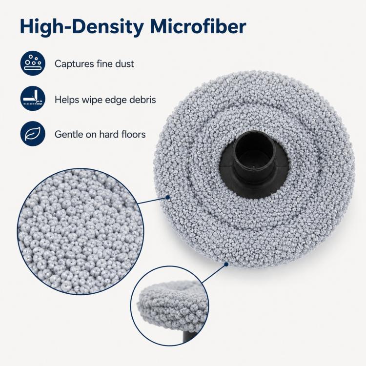 Replacement Accessories for Roborock Saros 10 / G30 Robot Vacuum Cleaner, Specification:Side Mop Pad - Image 4