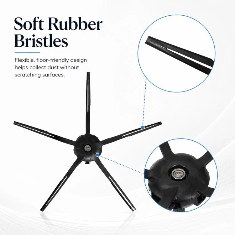 Replacement Accessories for Roborock T7S / G10S / S7 / S7 Max Robot Vacuum Mop, Specification:Black Five Arm Side Brush - Image 4