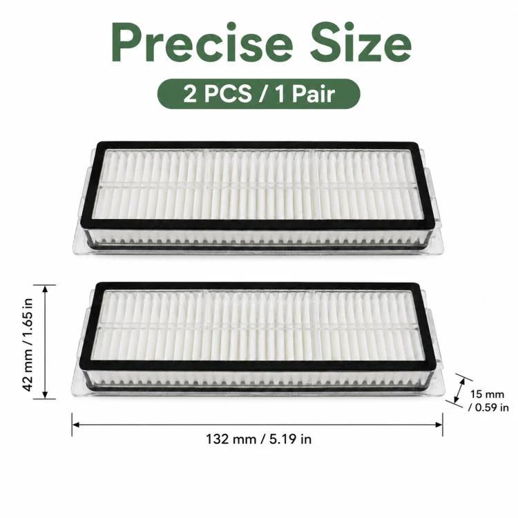Replacement Accessories for Xiaomi Mijia 5C OV42CN Robot Vacuum Cleaner, Specification:Dual Filter - Image 2