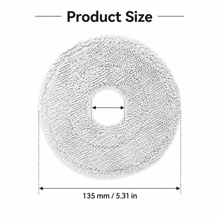 Replacement Accessories for Xiaomi Mijia 5C OV42CN Robot Vacuum Cleaner, Specification:Fine Mop Pad - Image 2