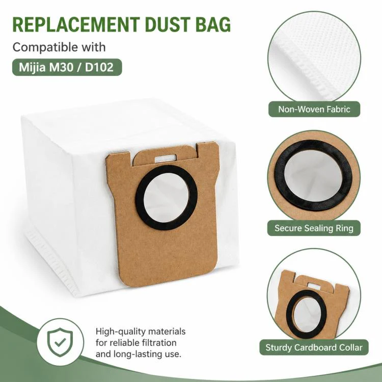 Replacement Accessories for Xiaomi Mijia M30 Robot Vacuum Cleaner, Specification:Dust Bag - Image 3