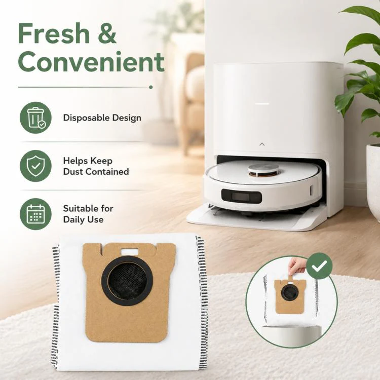 Replacement Accessories for Xiaomi Mijia M30 S Robot Vacuum Cleaner, Specification:Activated Carbon Dust Bag - Image 8