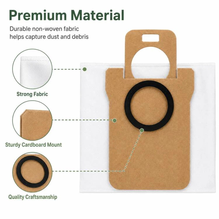 Replacement Accessories for Xiaomi Mijia M30 S Robot Vacuum Cleaner, Specification:Dust Bag - Image 3