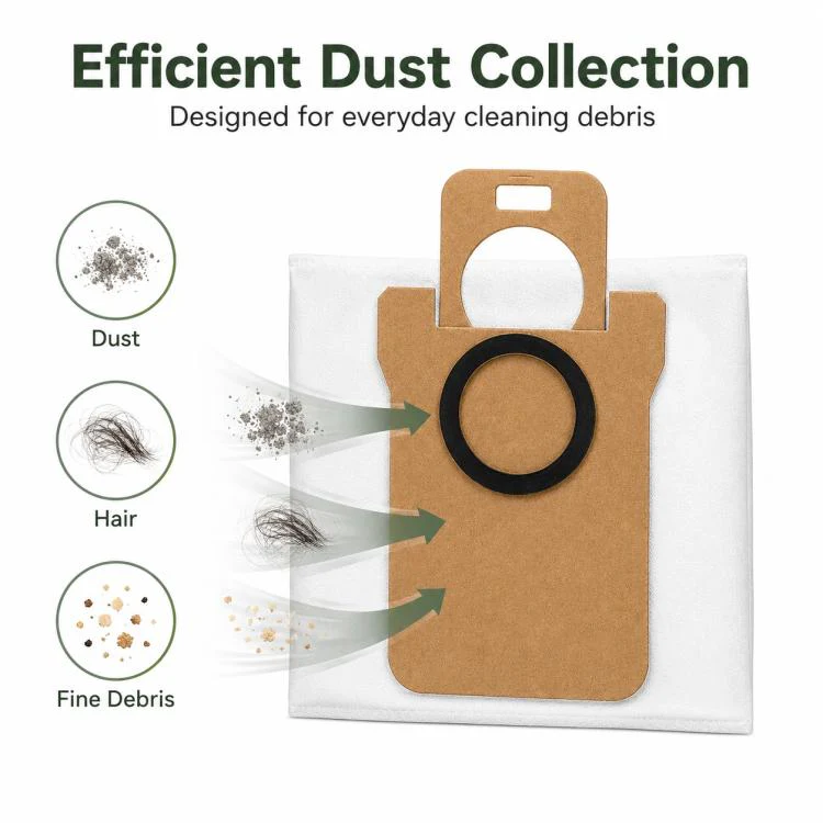 Replacement Accessories for Xiaomi Mijia M30 S Robot Vacuum Cleaner, Specification:Dust Bag - Image 5