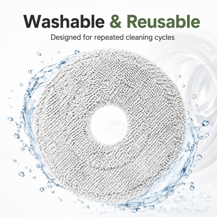 Replacement Accessories for Xiaomi Mijia M30 S Robot Vacuum Cleaner, Specification:Fine Mop Pad - Image 6