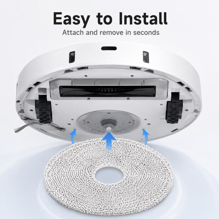 Replacement Accessories for Xiaomi Mijia M30 S Robot Vacuum Cleaner, Specification:Fine Mop Pad - Image 7