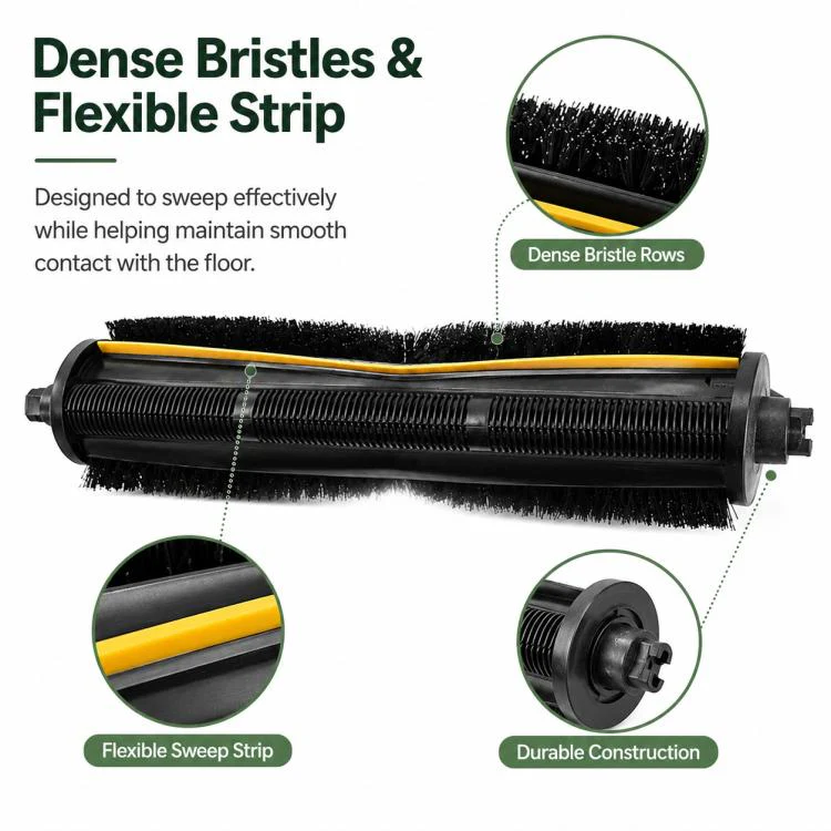 Replacement Accessories for Xiaomi Mijia M30 S Robot Vacuum Cleaner, Specification:Hair Cutting Roller Brush - Image 4