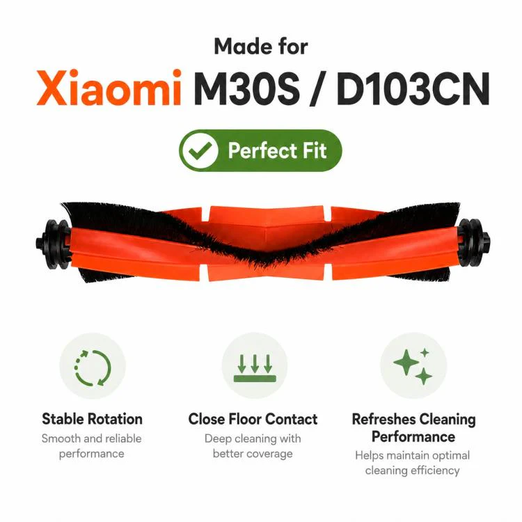 Replacement Accessories for Xiaomi Mijia M30 S Robot Vacuum Cleaner, Specification:Main Brush - Image 5