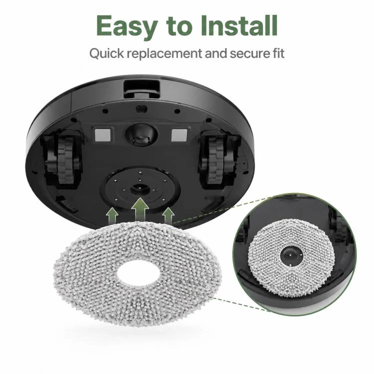 Replacement Accessories for Xiaomi Mijia M30 S Robot Vacuum Cleaner, Specification:Striped Mop Pad - Image 7