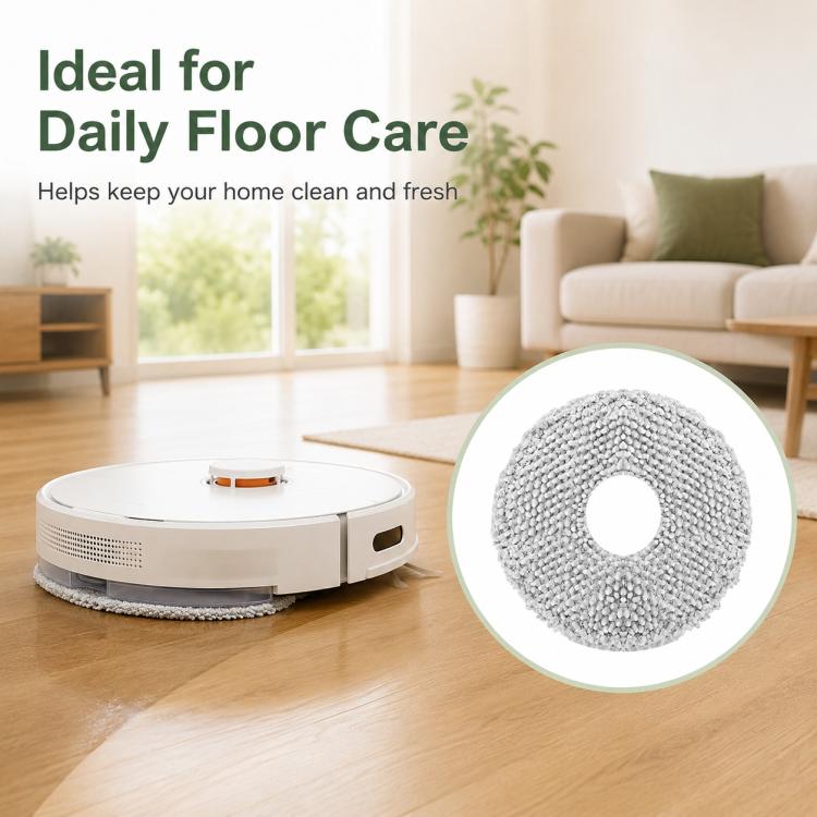 Replacement Accessories for Xiaomi Mijia M30 S Robot Vacuum Cleaner, Specification:Striped Mop Pad - Image 8