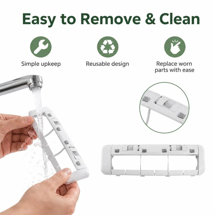 Replacement Accessories for Xiaomi Mijia M30 S Robot Vacuum Cleaner, Specification:White Main Brush Cover - Image 7