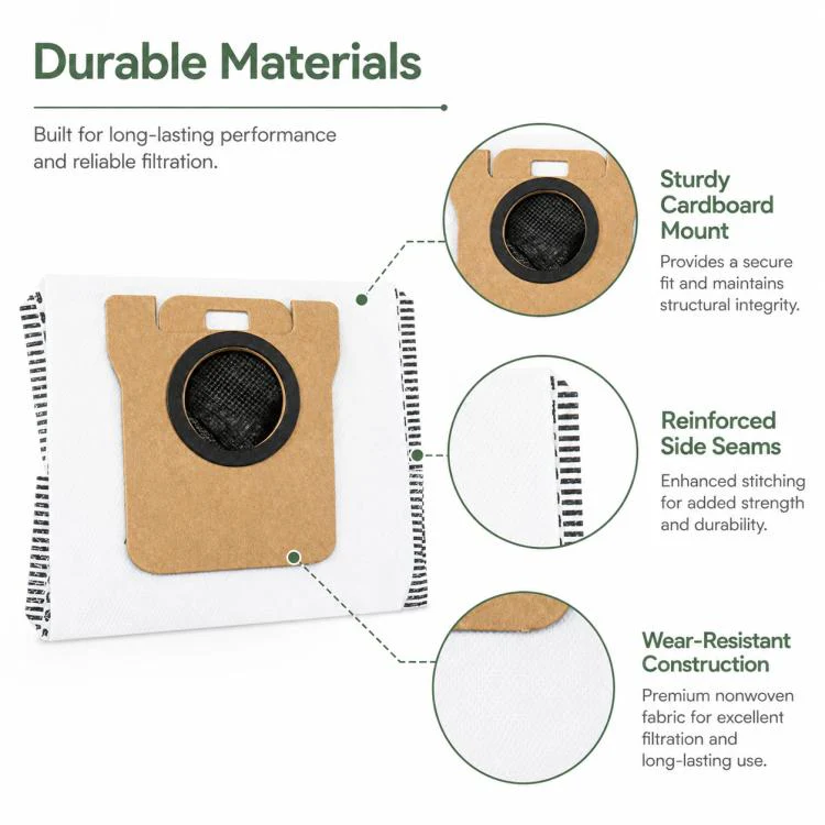 Replacement Accessories for Xiaomi Mijia M40 Robot Vacuum Cleaner, Specification:Activated Carbon Dust Bag - Image 5