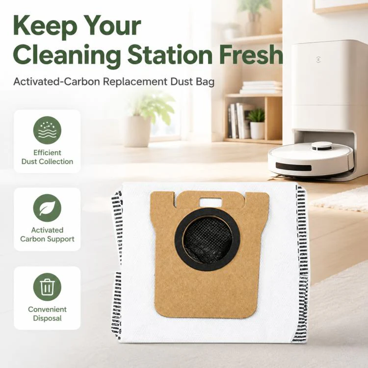 Replacement Accessories for Xiaomi Mijia M40 Robot Vacuum Cleaner, Specification:Activated Carbon Dust Bag - Image 8