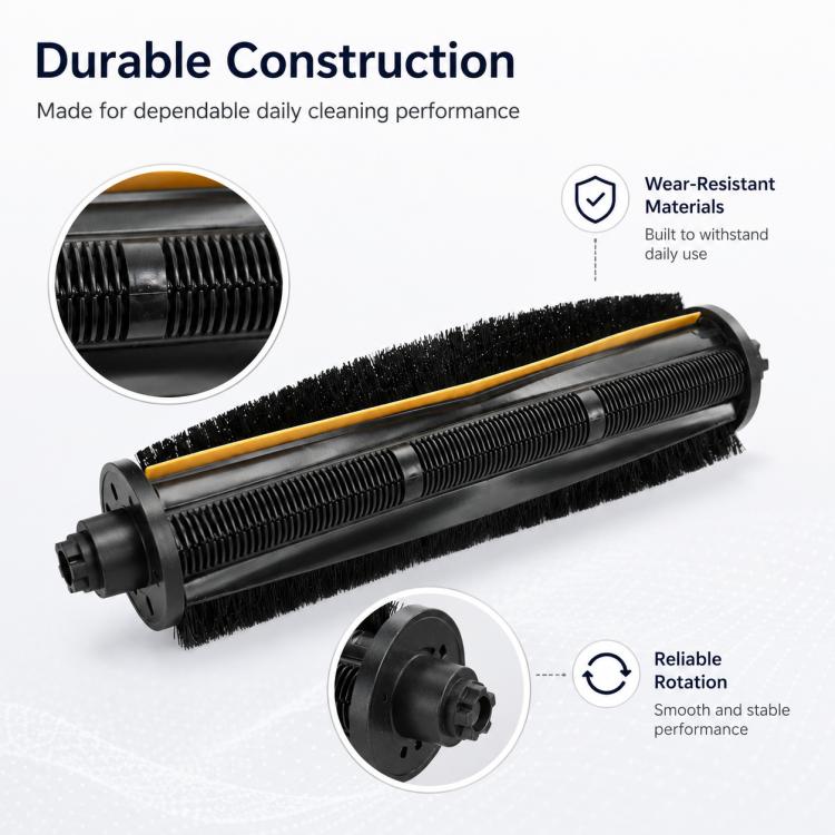 Replacement Accessories for Xiaomi Mijia M40 Robot Vacuum Cleaner, Specification:Hair Cutting Roller Brush - Image 8