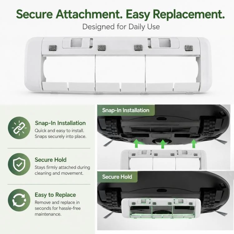 Replacement Accessories for Xiaomi Mijia M40 Robot Vacuum Cleaner, Specification:Main Brush Cover - Image 4