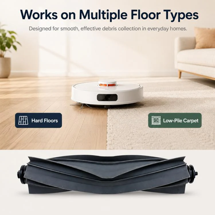Replacement Accessories for Xiaomi Mijia M40 Robot Vacuum Cleaner, Specification:Rubber Roller Brush - Image 4