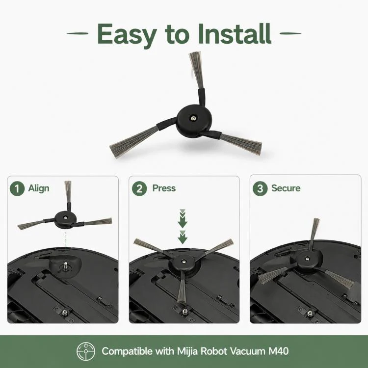 Replacement Accessories for Xiaomi Mijia M40 Robot Vacuum Cleaner, Specification:Side Brush - Image 8