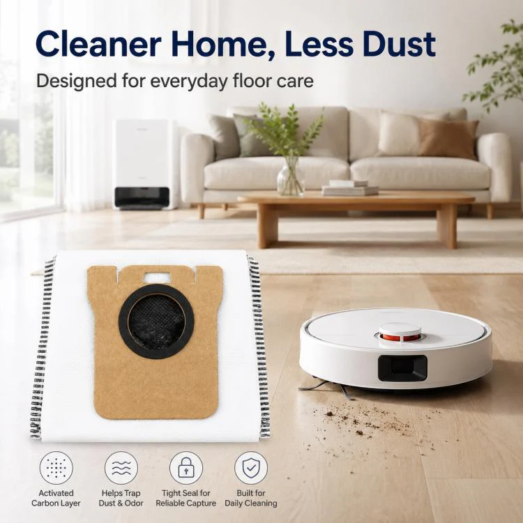 Replacement Accessories for Xiaomi Mijia M40 S Robot Vacuum Cleaner, Specification:Activated Carbon Dust Bag - Image 8