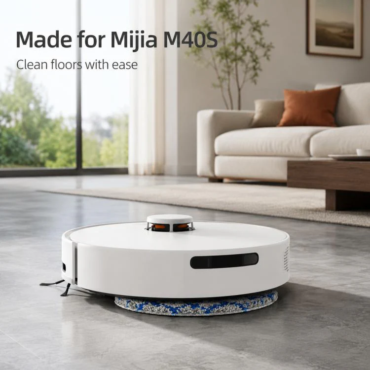 Replacement Accessories for Xiaomi Mijia M40 S Robot Vacuum Cleaner, Specification:Blue Striped Mop Pad - Image 7