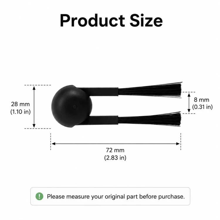 Replacement Accessories for Xiaomi Mijia M40 S Robot Vacuum Cleaner, Specification:Side Brush - Image 2