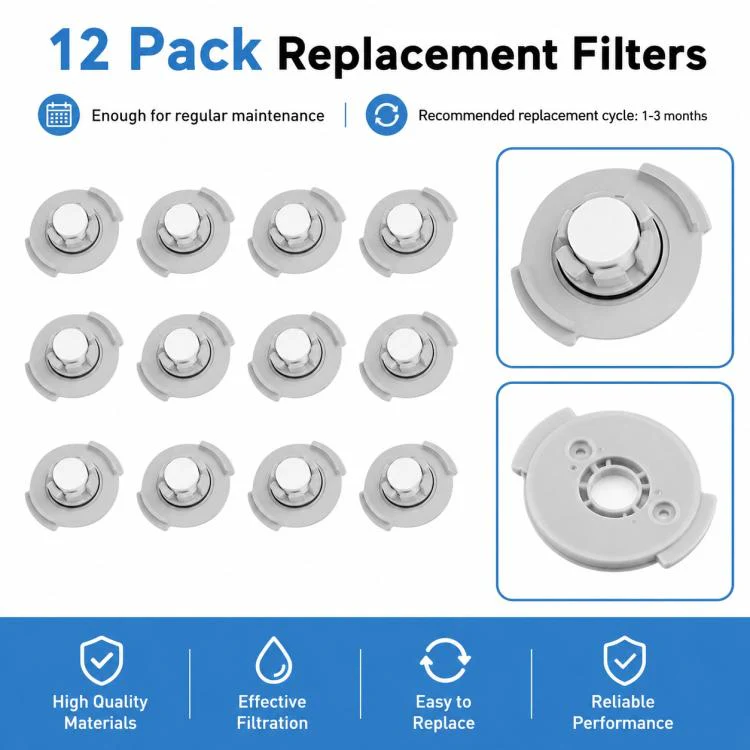 Replacement Accessories for Xiaomi Mijia Robot Vacuum 1S / Roborock S50 / T4 / T6 / T7, Specification:12pcs Water Tank Cores - Image 3