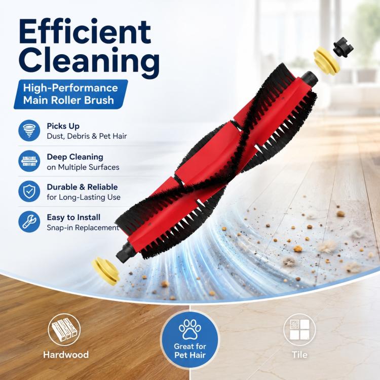 Replacement Accessories for Xiaomi Mijia Robot Vacuum 1S / Roborock S50 / T4 / T6 / T7, Specification:Detachable Main Brush - Image 5